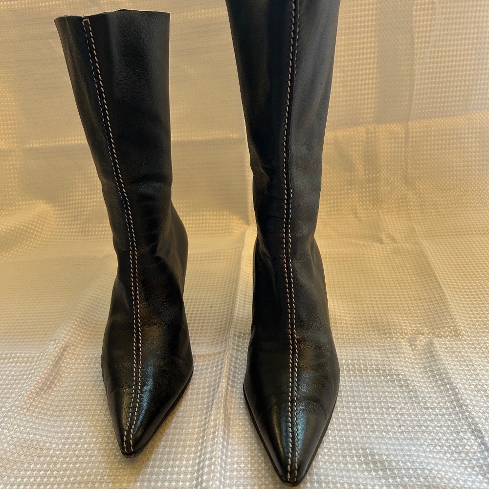 Walter Steiger Black Ankle Boots. Size 36
